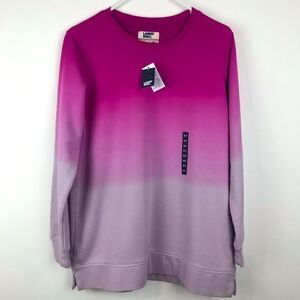 Land’s End Verbena Ombré Popover Sweatshirt NEW